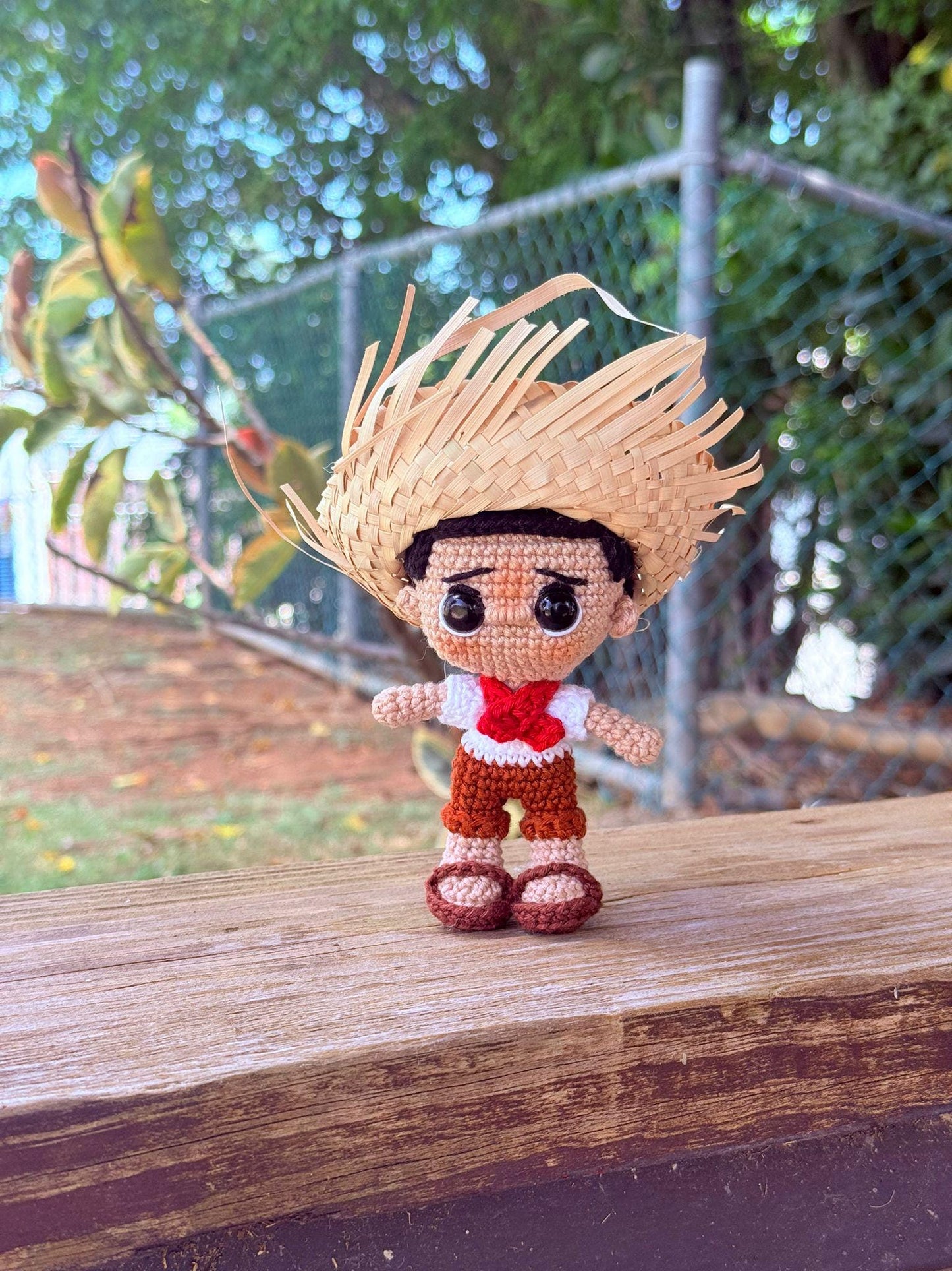 Jíbaro Puertorriqueño Amigurumi | Muñeco Boricua Hecho a Mano en Puerto Rico