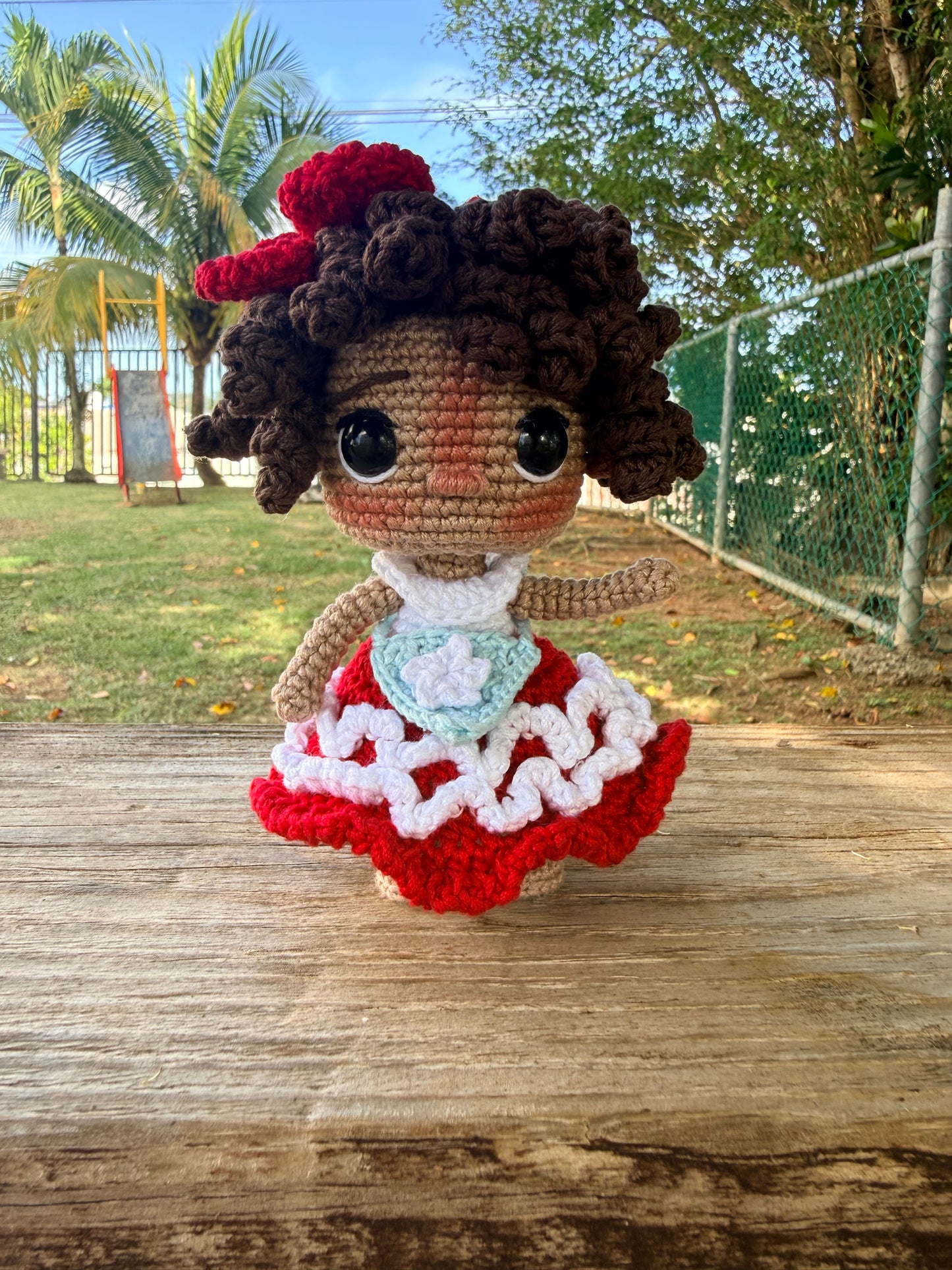 Pareja de Jíbaros en Crochet | Artesanía Puertorriqueña Hecha a Mano