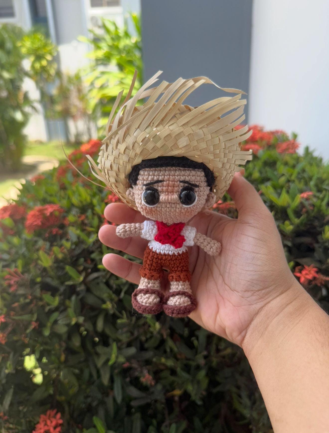 Jíbaro Puertorriqueño Amigurumi | Muñeco Boricua Hecho a Mano en Puerto Rico