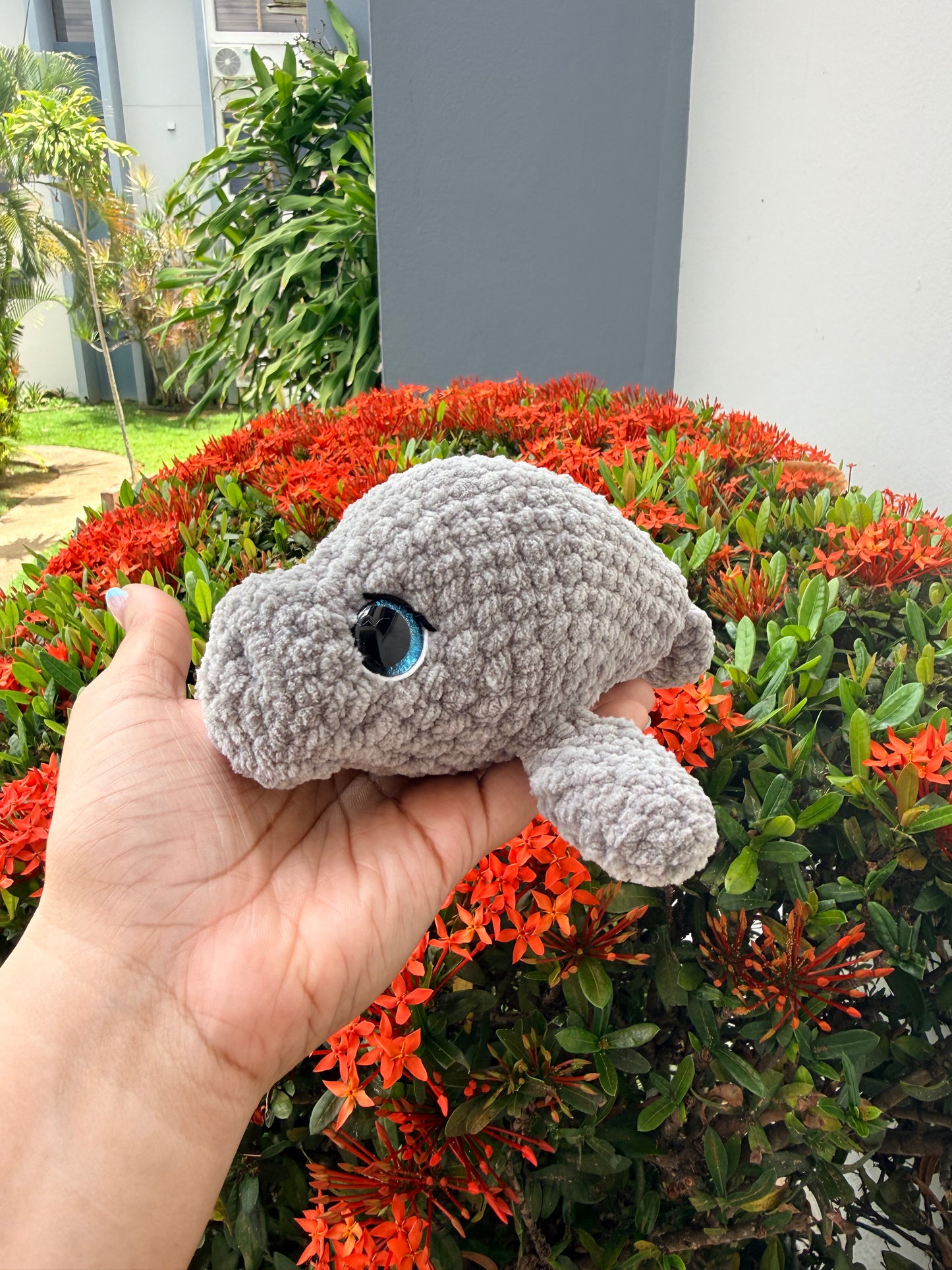 Peluche Manatí Amigurumi en Crochet | Manatí del Caribe Tejido