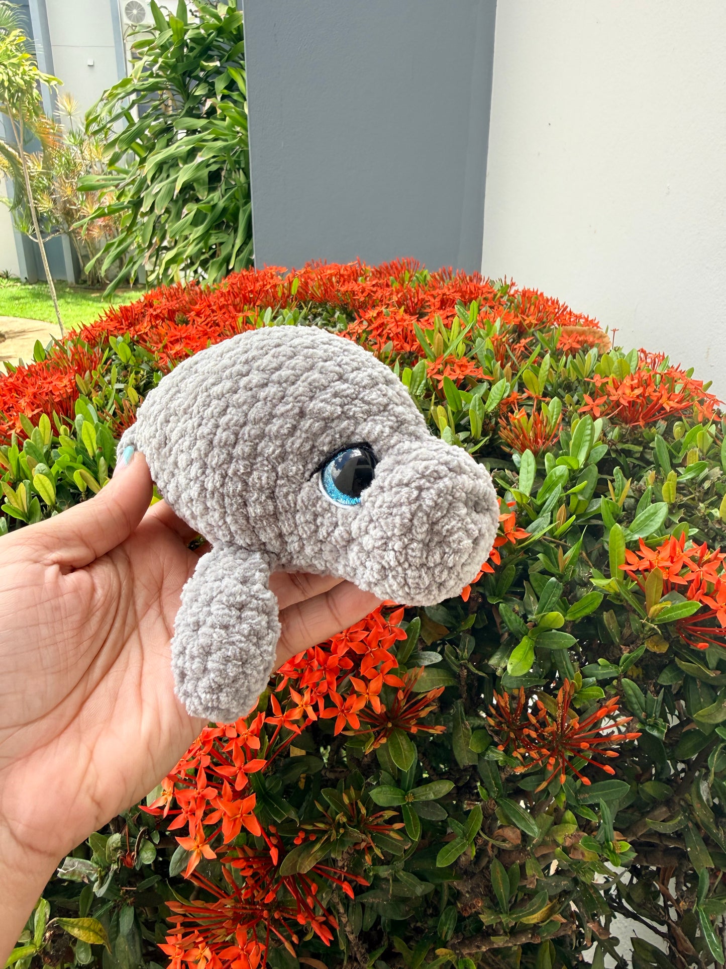 Peluche Manatí Amigurumi en Crochet | Manatí del Caribe Tejido